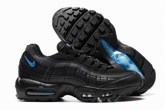 Nike Air Max 95 Black Blue Men's Shoes-32 (image for) Nike Air Max 95 Black Blue Men's Shoes-32